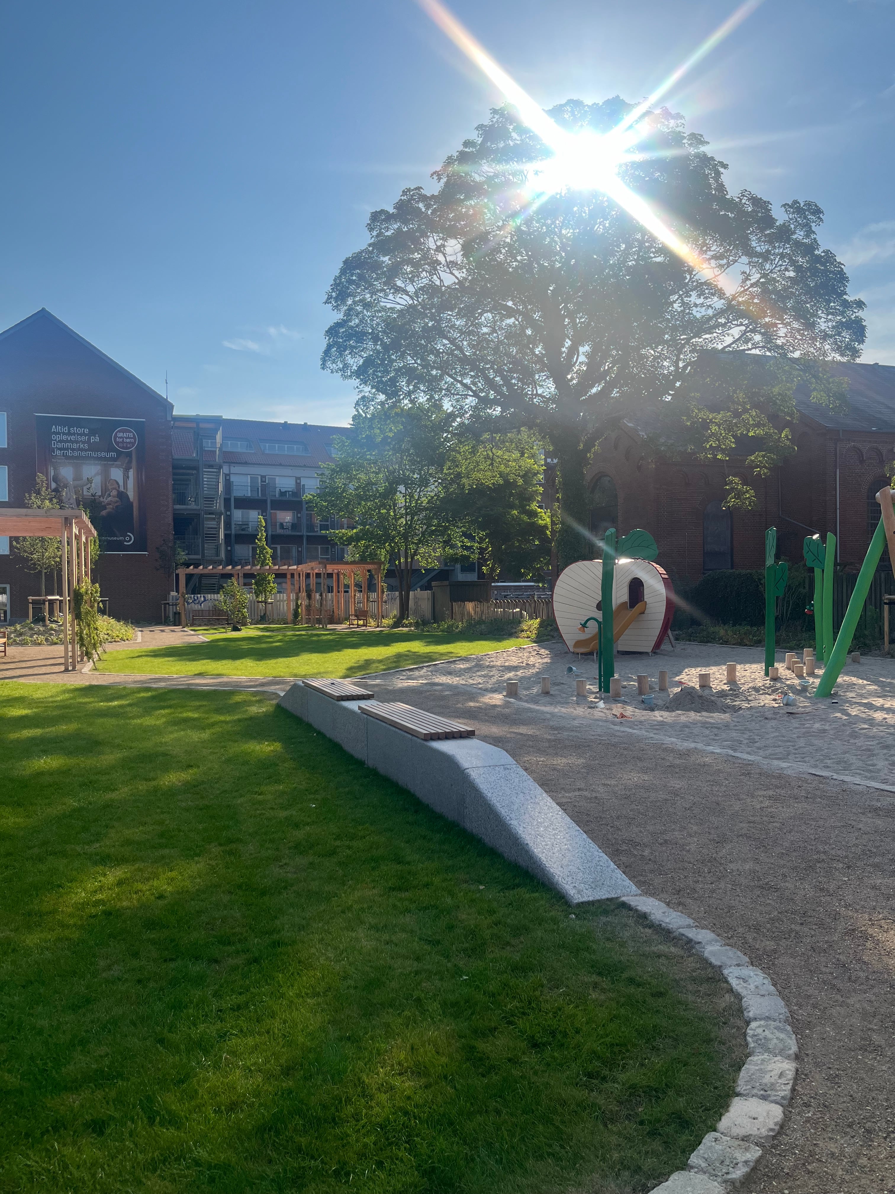  Æblelegeplads i Dagmars have ny park vestre stationsvej odense